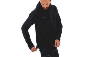 Image of Mammut Ultimate V SO Hooded Jacket - Mens, Black/Black, Extra Large, 1011-00061-0052-116