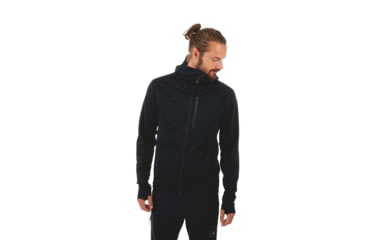 Image of Mammut Ultimate V SO Hooded Jacket - Mens, Black/Black, Extra Large, 1011-00061-0052-116
