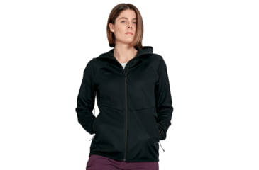 Image of Mammut Ultimate VI SO Hooded Jacket - Womens, Black, Extra Small, 1011-01240-0001-112