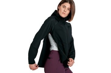 Image of Mammut Ultimate VI SO Hooded Jacket - Womens, Black, Extra Small, 1011-01240-0001-112