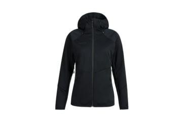 Image of Mammut Ultimate VI SO Hooded Jacket - Womens, Black, Extra Small, 1011-01240-0001-112