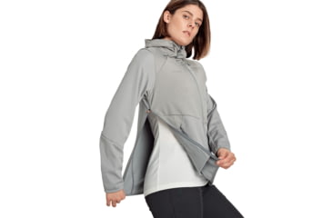 Image of Mammut Ultimate VI SO Hooded Jacket - Womens, Granit/Granit Melange, Medium, 1011-01240-00481-114