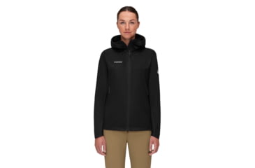 Image of Mammut Ultimate VII SO Hooded Jacket - Womens, Black, Extra Small, 1011-01810-0001-112