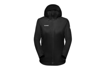 Image of Mammut Ultimate VII SO Hooded Jacket - Womens, Black, Medium, 1011-01810-0001-114