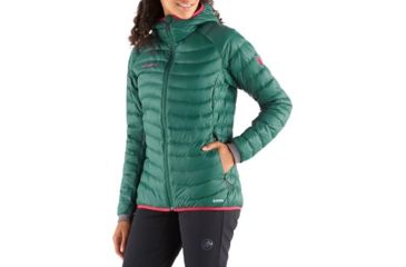 Image of Mammut Wahkeena Hooded Jacket - Womens, Bottle, Small, 1010-21481-4020-113