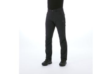 Image of Mammut Winter Hiking Softshell Pants - Mens, Black, 30, Regular Inseam, 1021-00290-0001-46-10