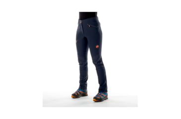 Image of Mammut Womens Eisfeld Advanced SO Pants, Night, US 16, Short Inseam, 1020-12090-5924-46-20