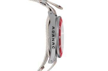 Image of Marathon Adanac Maple Steel Navigator w/ Date Automatic Unisex Watches, Sapphire, 41mm, Red,, Red and White, WW194030SS-1601