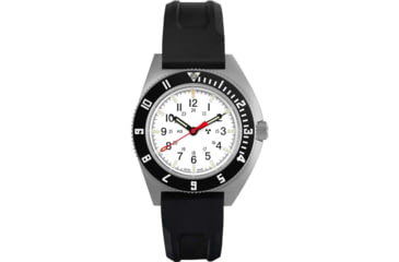 Image of Marathon Arctic Steel Navigator Automatic Unisex Watches, 41mm, Sapphire, 3-Piece Rubber Strap Kit, Black, WW194029SS-0530