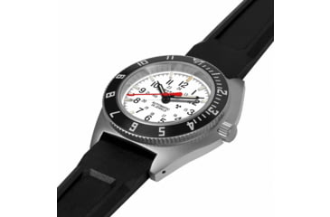 Image of Marathon Arctic Steel Navigator w/ Date Automatic Unisex Watches, 41mm, Sapphire, 3-Piece Rubber Strap Kit, Black, WW194030SS-0530