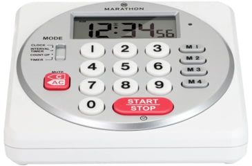 Image of Marathon Direct Entry Digital Timer, White, TI030018-WH