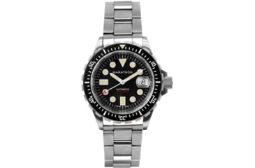 Image of Marathon Original SAR w/ Date Watches, Bracelet, 41mm, Black, WW194006SS-2001
