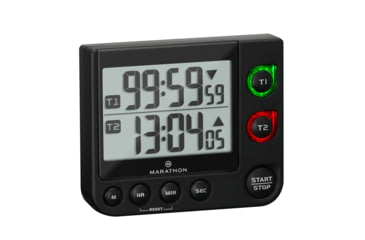 Image of Marathon 100 Hour Dual Timer, Black, TI030017-BK
