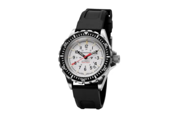 Image of Marathon Arctic Edition Large Divers Automatic Watches, NGM, Black Rubber Strap, White Dial, 41mm Diameter / 14mm Thickness, WW194006SS-0530