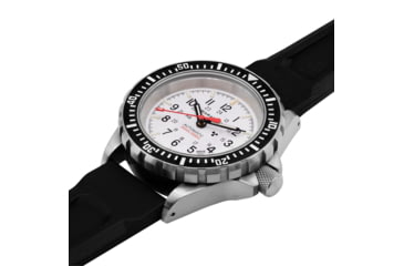 Image of Marathon Arctic Edition Large Divers Automatic Watches, NGM, Black Rubber Strap, White Dial, 41mm Diameter / 14mm Thickness, WW194006SS-0530