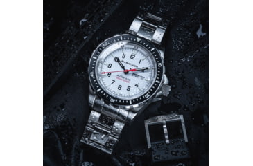 Image of Marathon Arctic JDD w/Maple Leaf Bracelet, White, 46 mm WW194021SS-0506