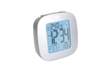 Image of Marathon Compact Alarm Clock w/Temperature and Date, Graphite Gray, CL030058-GG-00-NA