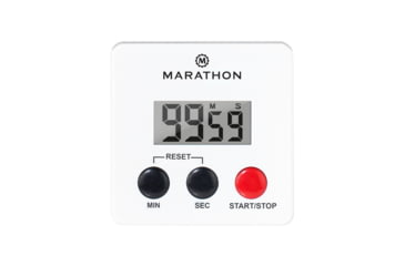 Image of Marathon Digital 100 Minute Timer w/Magnetic Clip, Black, TI080006-WH