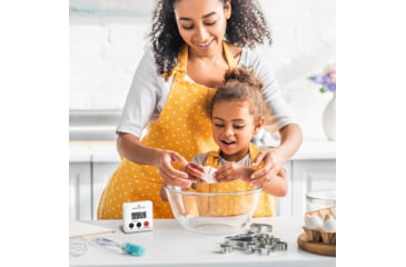 Image of Marathon Digital 100 Minute Timer w/Magnetic Clip, Black, TI080006-WH