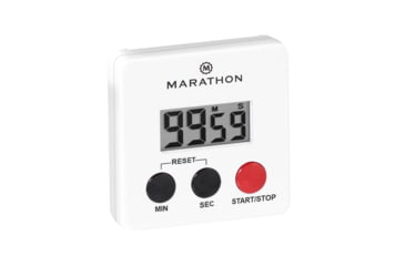 Image of Marathon Digital 100 Minute Timer w/Magnetic Clip, Black, TI080006-WH