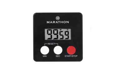Image of Marathon Digital 100 Minute Timer w/Magnetic Clip, White, TI080006-BK