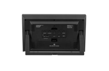 Image of Marathon Digital Wall Clock w/Auto-Night Light, Black CL030052BK
