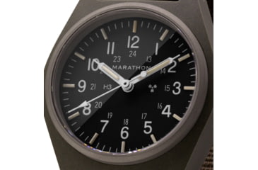 Image of Marathon General Purpose Mechanical Wristwatch w/ Tritium, No Government Markings, Sage Green, WW194003SG-0103