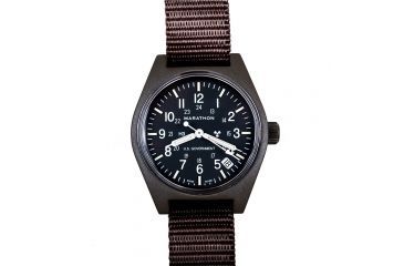 Image of Marathon General Purpose Quartz Wristwatch w/Date and Tritium, GPQ, Sage Green WW194015SG