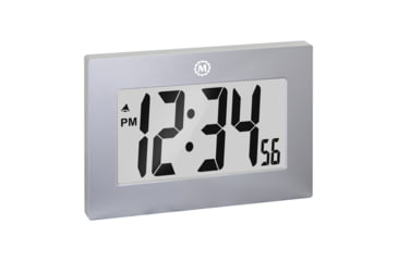 Image of Marathon Large Digital Frame Clock w/3.25 inch Digits, Graphite Gray, CL030064-GG-00-NA