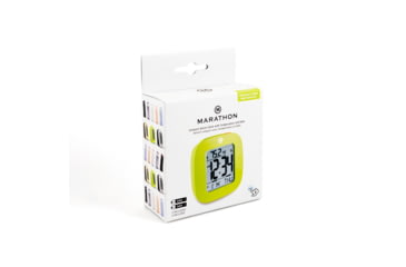 Image of Marathon Small Compact Alarm Clock, Green, 3in x 1in x 3in, CL030058-GR-00-NA