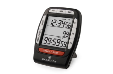Image of Marathon Triple Timer w/Clock Function, White, TI030007