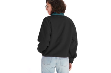 Image of Marmot 94 E.C.O. Recycled Fleece - Womens, Black/Dark Jungle, Large, M14197-23573-L