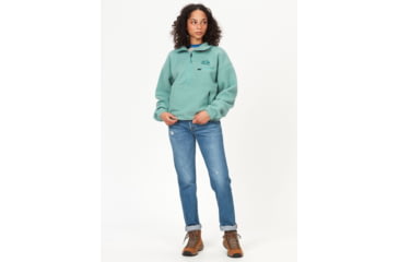 Image of Marmot 94 E.C.O. Recycled Fleece - Womens, Blue Agave, Medium, M14197-3637-M