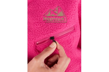 Image of Marmot 94 E.C.O. Recycled Fleece - Womens, Fuchsia Red/Vetiver, Small, M14197-21721-S