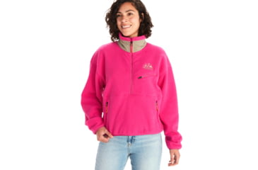 Image of Marmot 94 E.C.O. Recycled Fleece - Womens, Fuchsia Red/Vetiver, Small, M14197-21721-S