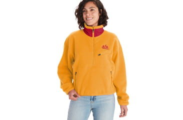 Image of Marmot 94 E.C.O. Recycled Fleece - Womens, Golden Sun/Team Red, Medium, M14197-23230-M