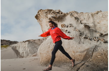 Image of Marmot 94 E.C.O. Recycled Fleece - Womens, Victory Red/Getaway Blue, Small, M14197-21749-S