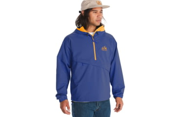 Image of Marmot 96 Active Anorak - Mens, Trail Blue/Golden Sun, Large, M14193-23244-L