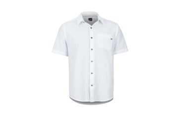 Image of Marmot Aerobora Short Sleeve - Mens, White, Medium, 42100-080-M