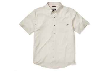 Image of Marmot Aerobora Short Sleeve Top - Mens, Moonbeam, Small, 42100-7384-S