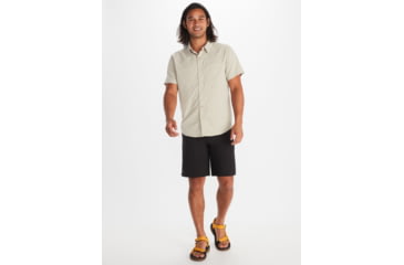 Image of Marmot Aerobora Short Sleeve Top - Mens, Sandbar, Large, M14116-7829-L