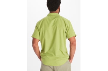 Image of Marmot Aerobora Short Sleeve Top - Mens, Spinach Green, Small, M14116-21539-S
