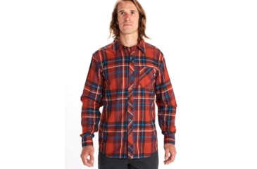 Image of Marmot Anderson Lightweight Flannel - Men's, Small, Burgundy, 44520-6995-S