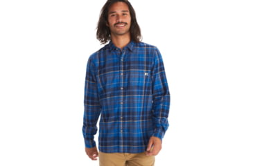 Image of Marmot Anderson Lightweight Flannel - Men's, 2XL, Dark Azure, M13559-2059-XXL