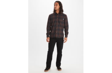 Image of Marmot Anderson Lightweight Flannel - Men's, Large, Dark Coffee, M13559-7143-L