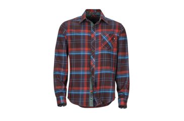 Image of Marmot Anderson Lightweight Flannel - Men's, 2XL, Red Ochre, 44520-9457-XXL
