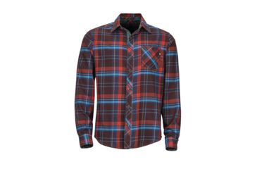Image of Marmot Anderson Lightweight Flannel - Men's, 2XL, Red Ochre, 44520-9457-XXL