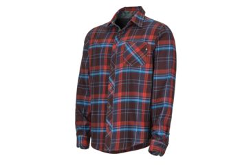 Image of Marmot Anderson Lightweight Flannel - Men's, 2XL, Red Ochre, 44520-9457-XXL