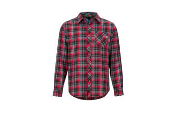 Image of Marmot Anderson Lightweight Flannel - Men's, Small, Team Red, 44520-6278-S