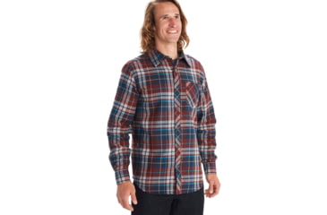 Image of Marmot Anderson Lightweight Flannel - Men's, Medium, Whiskey Brown, 44520-16311-M